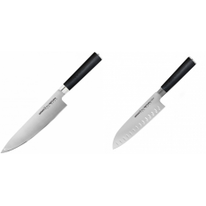 AKCE 1+1 Šéfkuchařský nůž Samura MO-V (SM-0085), 200mm + Santoku nůž Samura Mo-V (SM-0094), 180mm