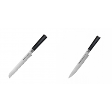 AKCE 1+1 Nůž na chléb a pečivo Samura MO-V (SM-0055), 230 mm + Filetovací nůž Samura MO-V (SM-0045), 230mm