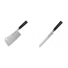 AKCE 1+1 Kuchařský nůž-sekáček Samura Mo-V (SM-0040), 180mm +...