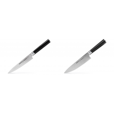 AKCE 1+1 Univerzální nůž Samura Mo-V (SM-0023), 150 mm + Šéfkuchařský nůž Samura MO-V (SM-0085), 200mm