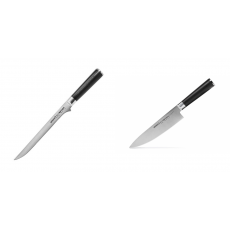AKCE 1+1 Filetovací nůž Samura Mo-V (SM-0048), 218 mm + Šéfkuchařský nůž Samura MO-V (SM-0085), 200mm