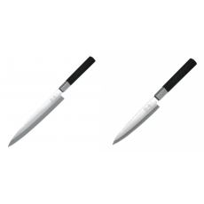 AKCE 1+1 Plátkovací nůž KAI Wasabi Black Yanagiba 210mm + Plátkovací nůž KAI Wasabi Black Yanagiba 155mm