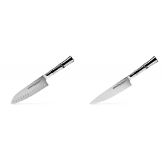 AKCE 1+1 Santoku nůž Samura Bamboo (SBA-0094), 160 mm + Šéfkuchařský nůž Samura Bamboo (SBA-0085), 200 mm