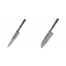 AKCE 1+1 Univerzální nůž Samura Bamboo (SBA-0021), 125 mm + Santoku nůž Samura Bamboo (SBA-0094), 160 mm