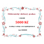 Elektronický dárkový poukaz v hodnotě 5000 Kč