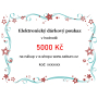 Elektronický dárkový poukaz v hodnotě 5000 Kč