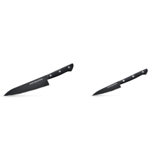 AKCE 1+1 Šéfkuchařský nůž Samura Shadow (SH-0085) 208mm + Nůž na ovoce a zeleninu Samura SHADOW (SH-0011) 99mm