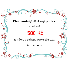Elektronický dárkový poukaz v hodnotě 500 Kč