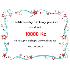 Elektronický dárkový poukaz v hodnotě 10000 Kč