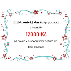Elektronický dárkový poukaz v hodnotě 12000 Kč