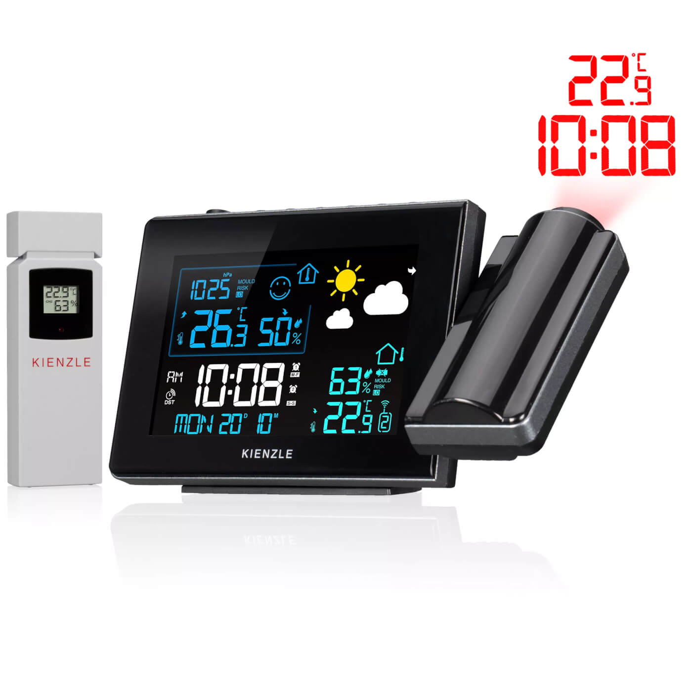 Meteostanice Kienzle Home s projekcí