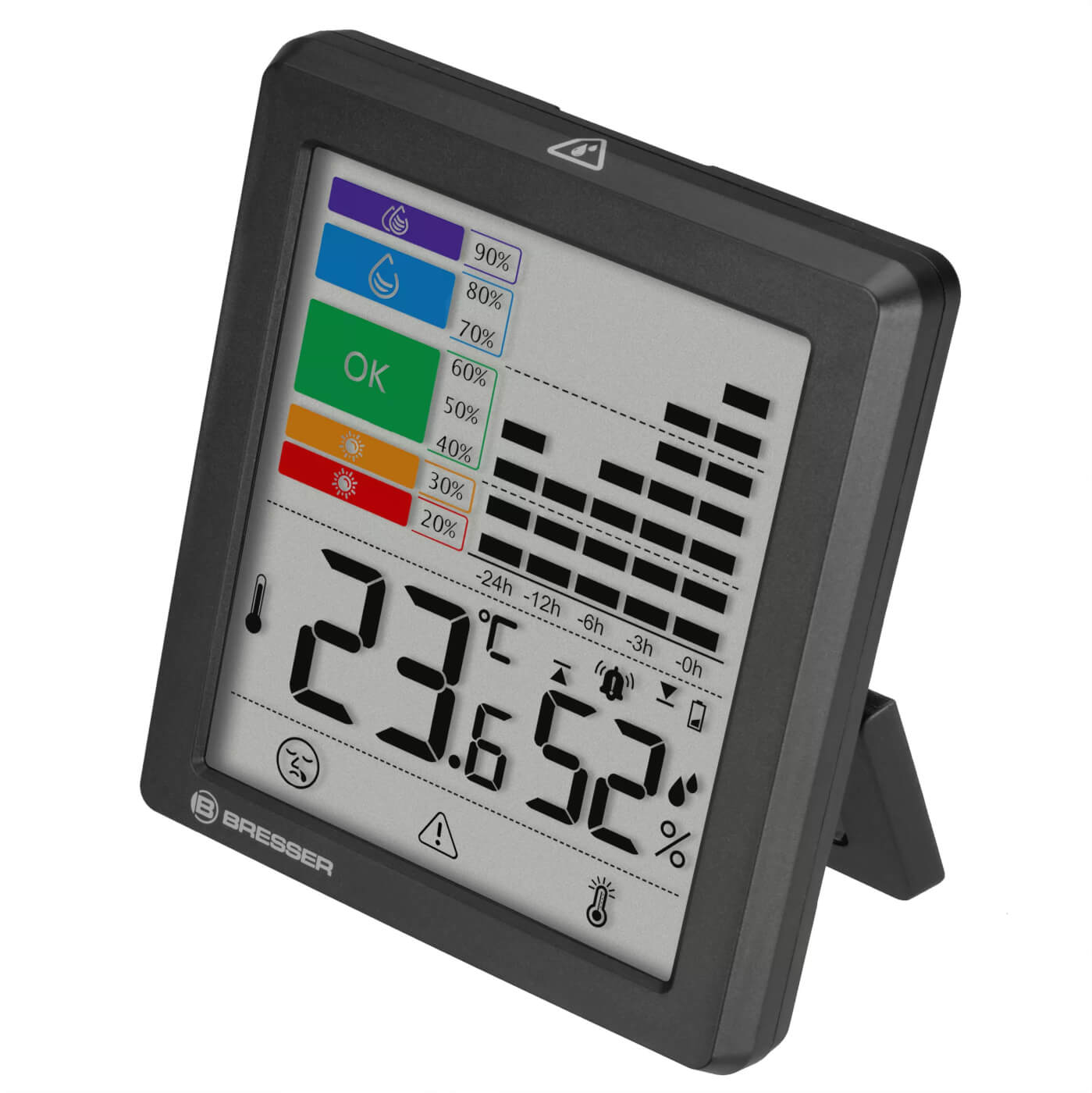 Teploměr a vlhkoměr Bresser s alarmem tvorby plísní